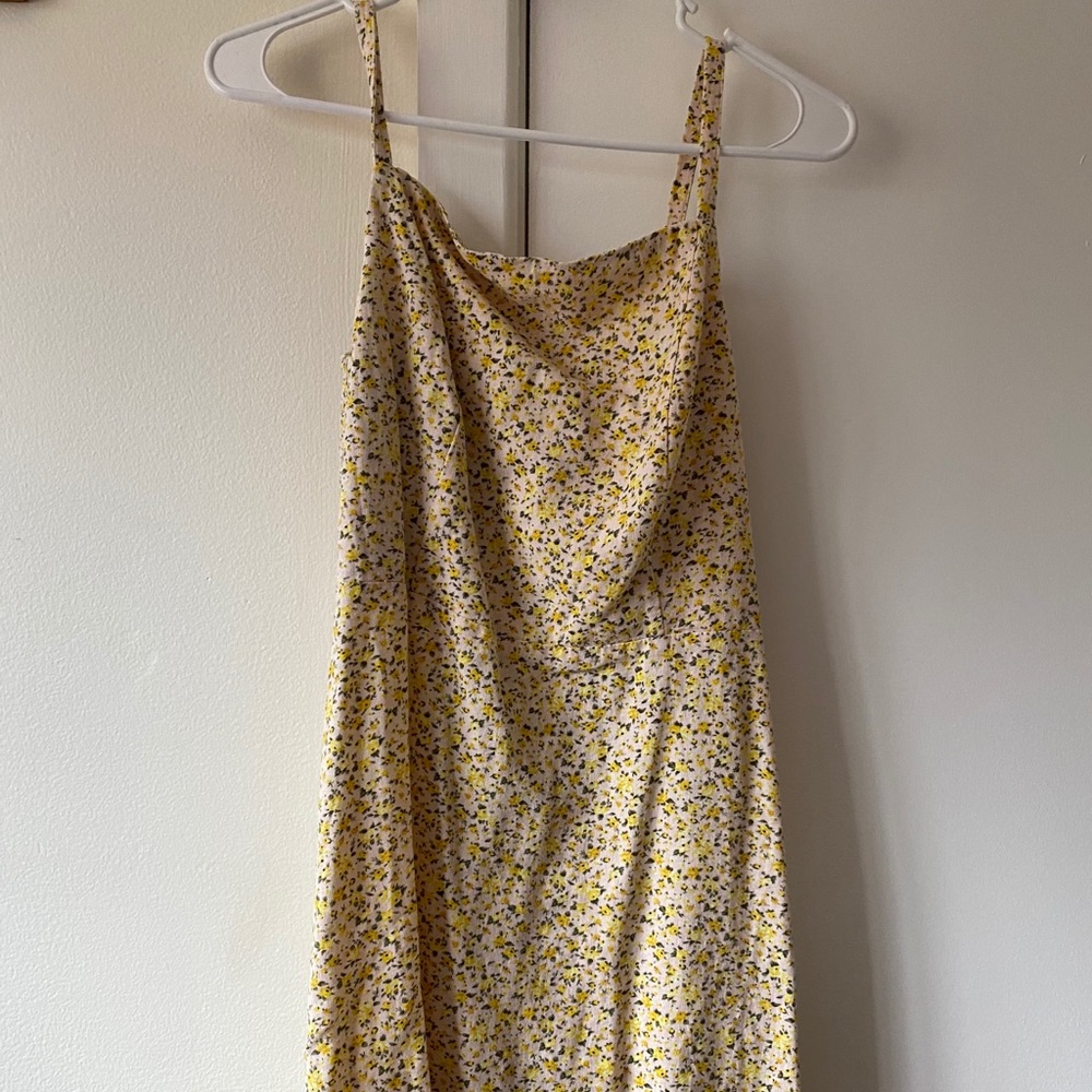 Yellow Flowery Dress